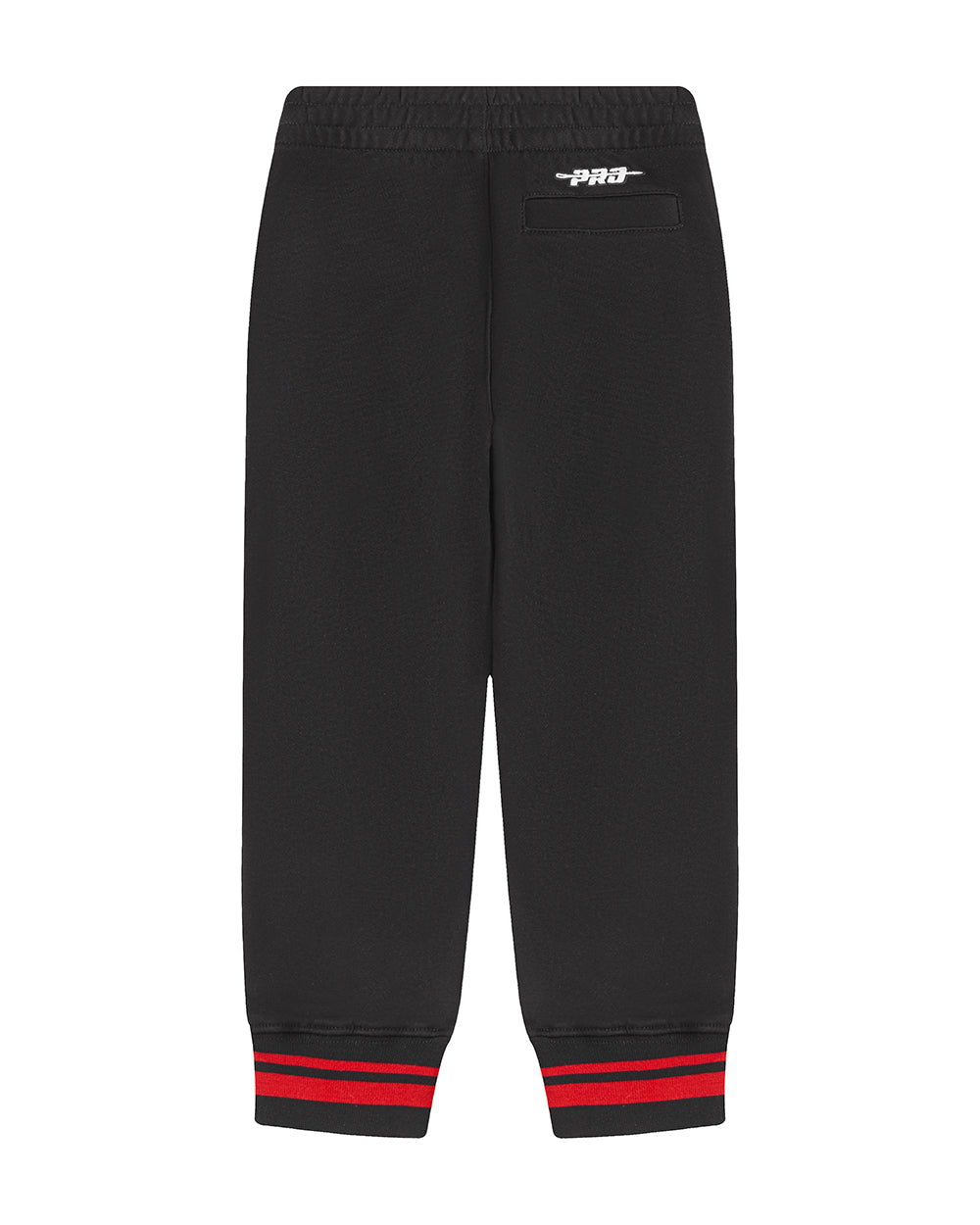 NBA ATLANTA HAWKS RETRO CLASSIC TODDLER BOYS RIB SWEATPANT (BLACK/RED/BLACK)