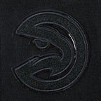 NBA ATLANTA HAWKS TRIPLE BLACK BLOUSON COLLÉGIAL EN LAINE POUR GARÇON BAMBIN (NOIR DE JAIS)