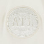 NBA ATLANTA HAWKS NEUTRAL TODDLER GIRL'S FLEECE CREWNECK (EGGSHELL)