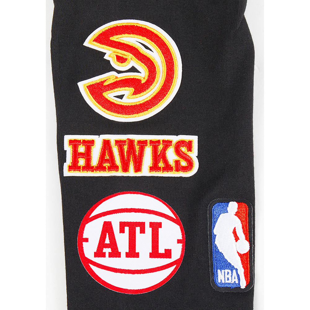 NBA ATLANTA HAWKS RETRO CLASSIC LEGGING POUR FILLE BAMBIN (NOIR)