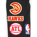 NBA ATLANTA HAWKS RETRO CLASSIC LEGGING POUR FILLE BAMBIN (NOIR)