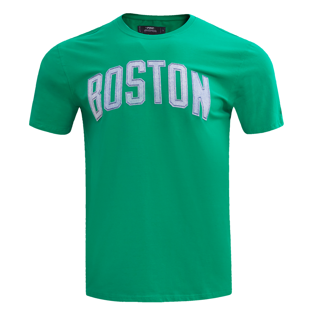 NBA BOSTON CELTICS VARSITY BLUES T-SHIRT POUR HOMME (VERT KELLY)