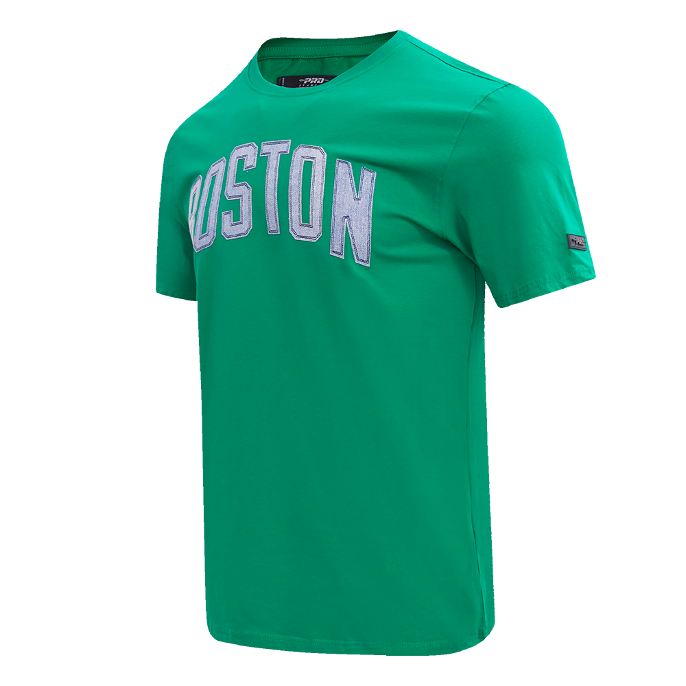 NBA BOSTON CELTICS VARSITY BLUES T-SHIRT POUR HOMME (VERT KELLY)