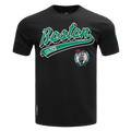 NBA BOSTON CELTICS SCRIPT TAIL T-SHIRT POUR HOMME (NOIR)