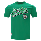 NBA BOSTON CELTICS SCRIPT TAIL T-SHIRT POUR HOMME (VERT KELLY)