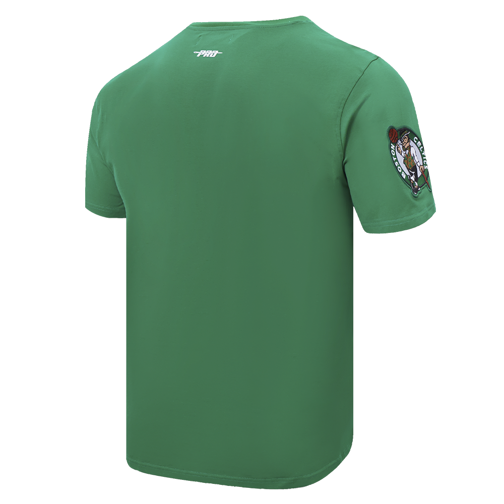 NBA BOSTON CELTICS SCRIPT TAIL T-SHIRT POUR HOMME (VERT KELLY)