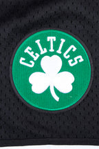 NBA BOSTON CELTICS SCRIPT TAIL CHEMISE BOUTONNÉE EN FILET POUR HOMME (NOIR)