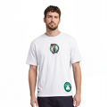 NBA BOSTON CELTICS WINGSPAN T-SHIRT EN JERSEY DE COTON À ÉPAULES TOMBANTES POUR HOMME (BLANC)