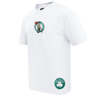NBA BOSTON CELTICS WINGSPAN T-SHIRT EN JERSEY DE COTON À ÉPAULES TOMBANTES POUR HOMME (BLANC)