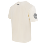 NBA BOSTON CELTICS REVERSE FRENCH TERRY T-SHIRT EN JERSEY DE COTON À ÉPAULES TOMBANTES POUR HOMME (COQUILLE D'ŒUF)