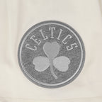 NBA BOSTON CELTICS REVERSE FRENCH TERRY T-SHIRT EN JERSEY DE COTON À ÉPAULES TOMBANTES POUR HOMME (COQUILLE D'ŒUF)