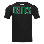 NBA BOSTON CELTICS CITY RANSOM T-SHIRT EN JERSEY SIMPLE POUR HOMME (NOIR)