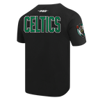 NBA BOSTON CELTICS CITY RANSOM T-SHIRT EN JERSEY SIMPLE POUR HOMME (NOIR)