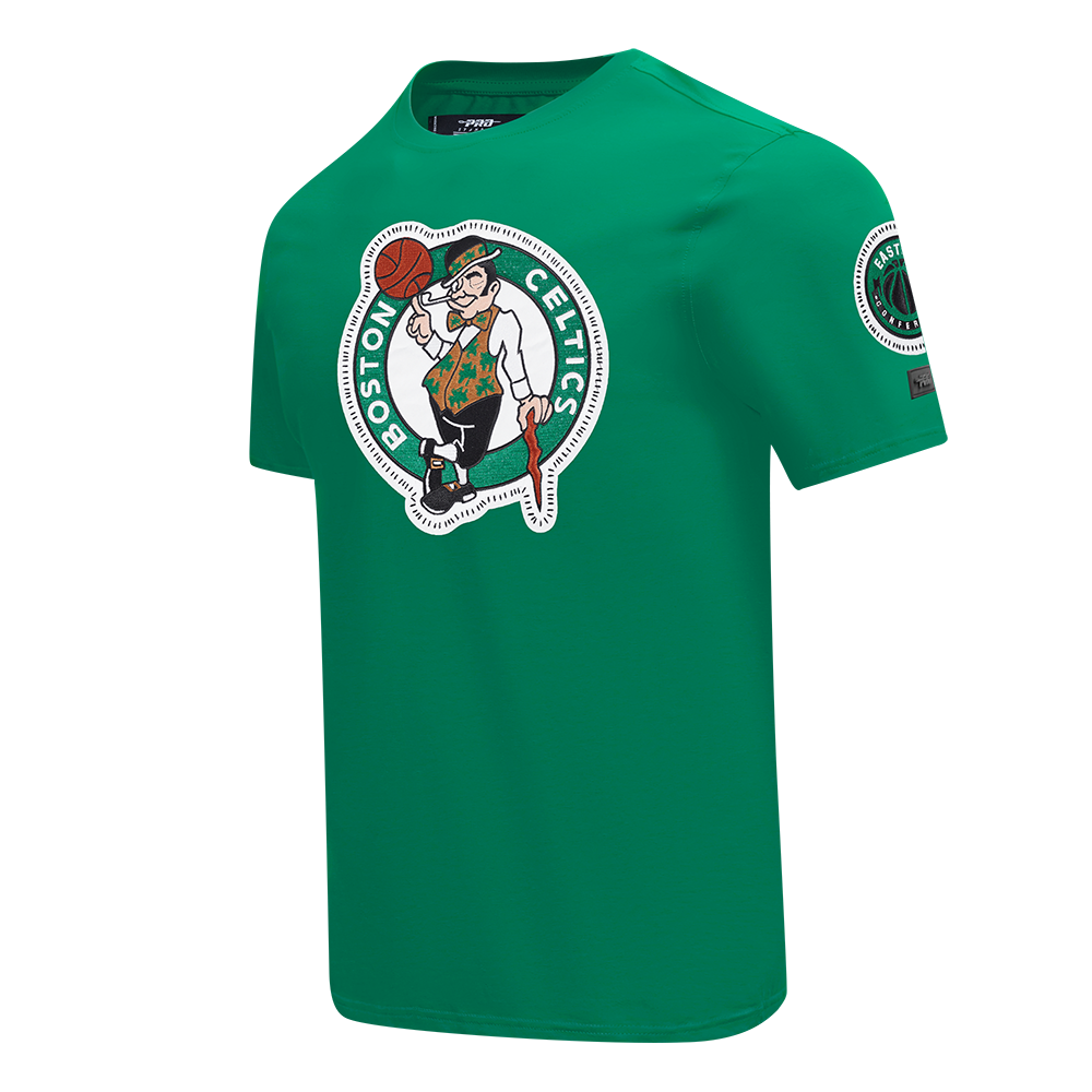 NBA BOSTON CELTICS DIY PICK STITCH MEN'S SINGLE JERSEY TEE (KELLY GREEN)