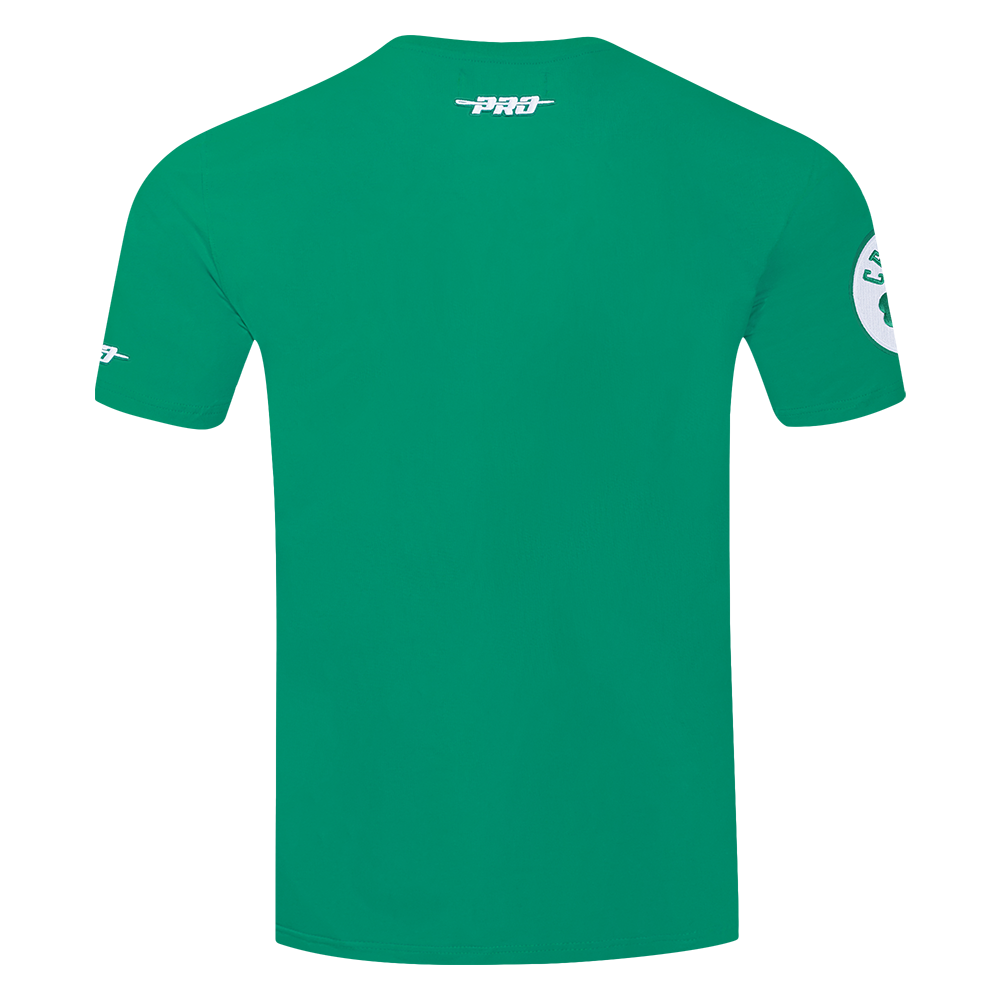 NBA BOSTON CELTICS RETRO ELEVATION T-SHIRT EN JERSEY SIMPLE POUR HOMME (VERT KELLY)