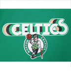 NBA BOSTON CELTICS RETRO ELEVATION T-SHIRT EN JERSEY SIMPLE POUR HOMME (VERT KELLY)