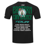NBA BOSTON CELTICS CITY TOUR 2.0 T-SHIRT EN JERSEY DE COTON À ÉPAULES TOMBANTES POUR HOMME (NOIR)