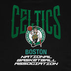 NBA BOSTON CELTICS CITY TOUR 2.0 T-SHIRT EN JERSEY DE COTON À ÉPAULES TOMBANTES POUR HOMME (NOIR)