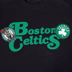 NBA BOSTON CELTICS SOUVENIR MEN'S SINGLE JERSEY TEE (BLACK)
