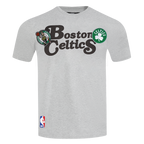 NBA BOSTON CELTICS SOUVENIR MEN'S SINGLE JERSEY TEE (HEATHER GREY)