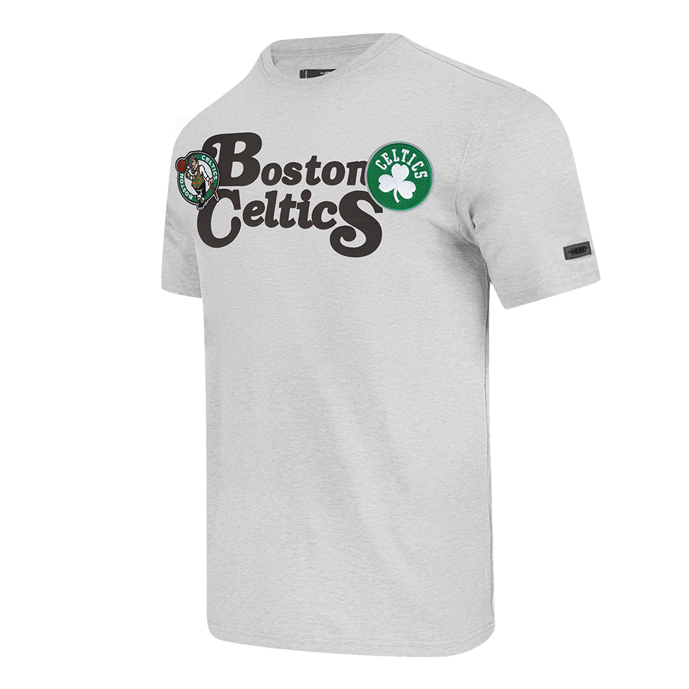 NBA BOSTON CELTICS SOUVENIR MEN'S SINGLE JERSEY TEE (HEATHER GREY)
