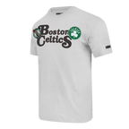 NBA BOSTON CELTICS SOUVENIR MEN'S SINGLE JERSEY TEE (HEATHER GREY)