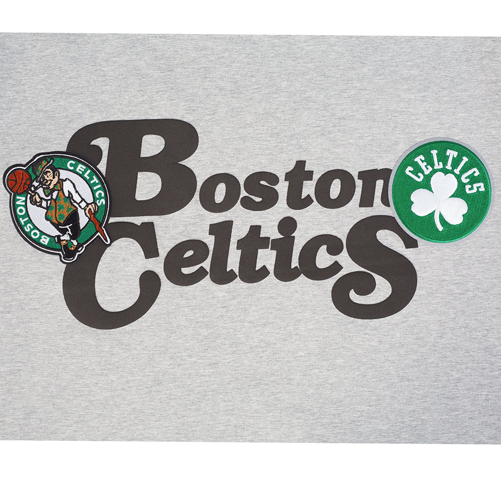 NBA BOSTON CELTICS SOUVENIR MEN'S SINGLE JERSEY TEE (HEATHER GREY)
