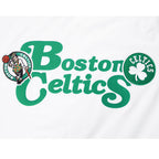 NBA BOSTON CELTICS SOUVENIR MEN'S SINGLE JERSEY TEE (WHITE)