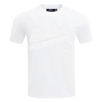 NBA BOSTON CELTICS WHITE OUT T-SHIRT EN JERSEY SIMPLE POUR HOMME (BLANC)