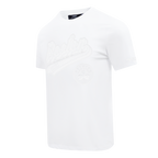 NBA BOSTON CELTICS WHITE OUT T-SHIRT EN JERSEY SIMPLE POUR HOMME (BLANC)