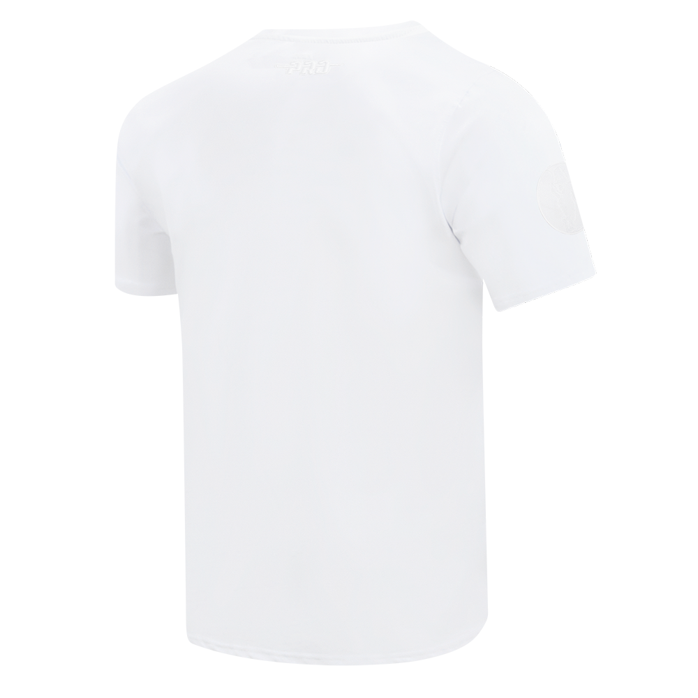 NBA BOSTON CELTICS WHITE OUT T-SHIRT EN JERSEY SIMPLE POUR HOMME (BLANC)