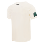 BOSTON CELTICS REBEL ATHLETICS STACKED LOGO MEN'S SJ TEE (EGGSHELL)