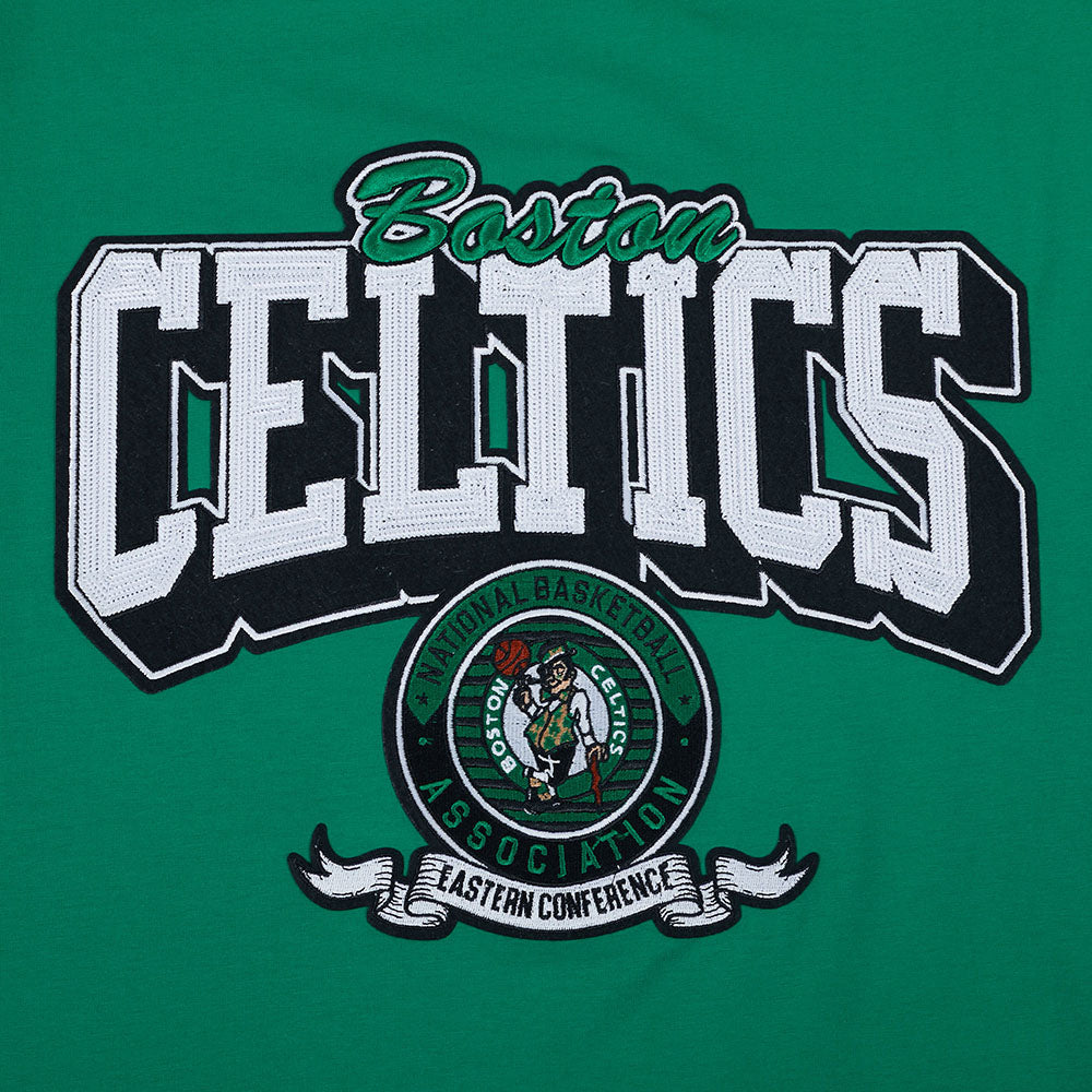 NBA BOSTON CELTICS TEAM BADGE MEN'S WM SJ TEE (KELLY GREEN)