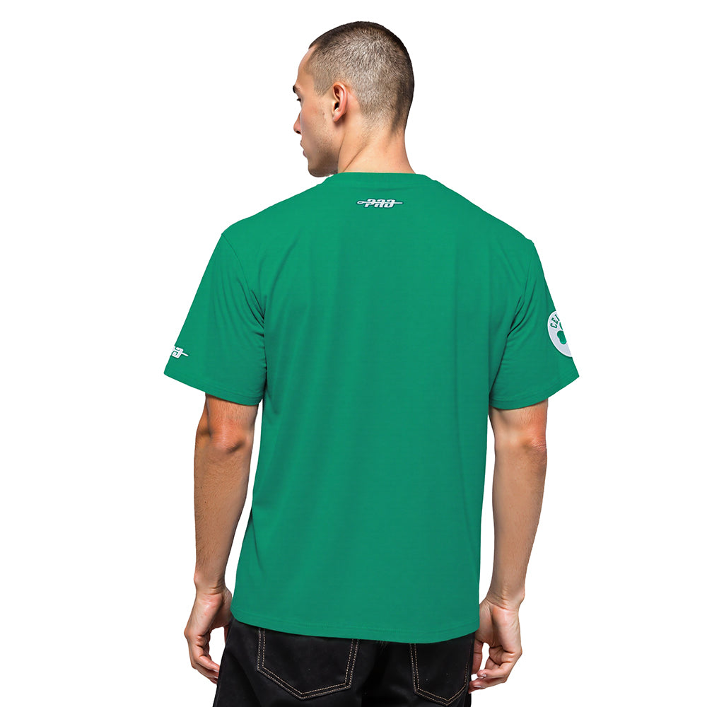 NBA BOSTON CELTICS TEAM BADGE MEN'S WM SJ TEE (KELLY GREEN)