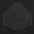 NBA BOSTON CELTICS BLACKOUT T-SHIRT EN JERSEY DE COTON À ÉPAULES TOMBANTES POUR HOMME (NOIR)