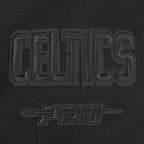 NBA BOSTON CELTICS BLACKOUT T-SHIRT EN JERSEY DE COTON À ÉPAULES TOMBANTES POUR HOMME (NOIR)