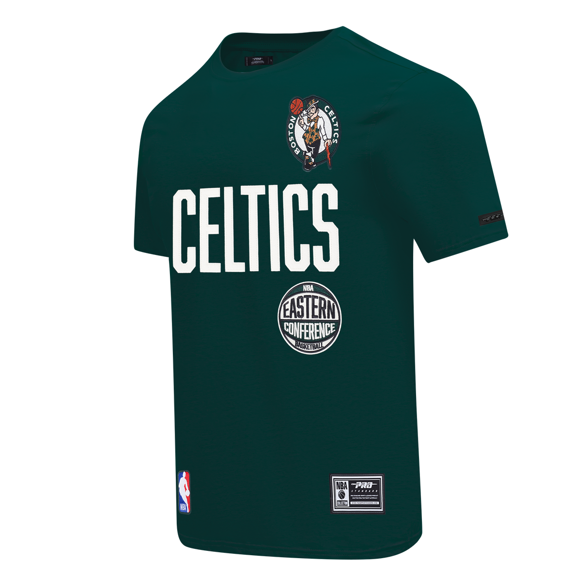 NBA BOSTON CELTICS MODERN ORIGINALS T-SHIRT EN JERSEY SIMPLE POUR HOMME (VERT FORÊT)