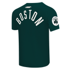 NBA BOSTON CELTICS MODERN ORIGINALS T-SHIRT EN JERSEY SIMPLE POUR HOMME (VERT FORÊT)