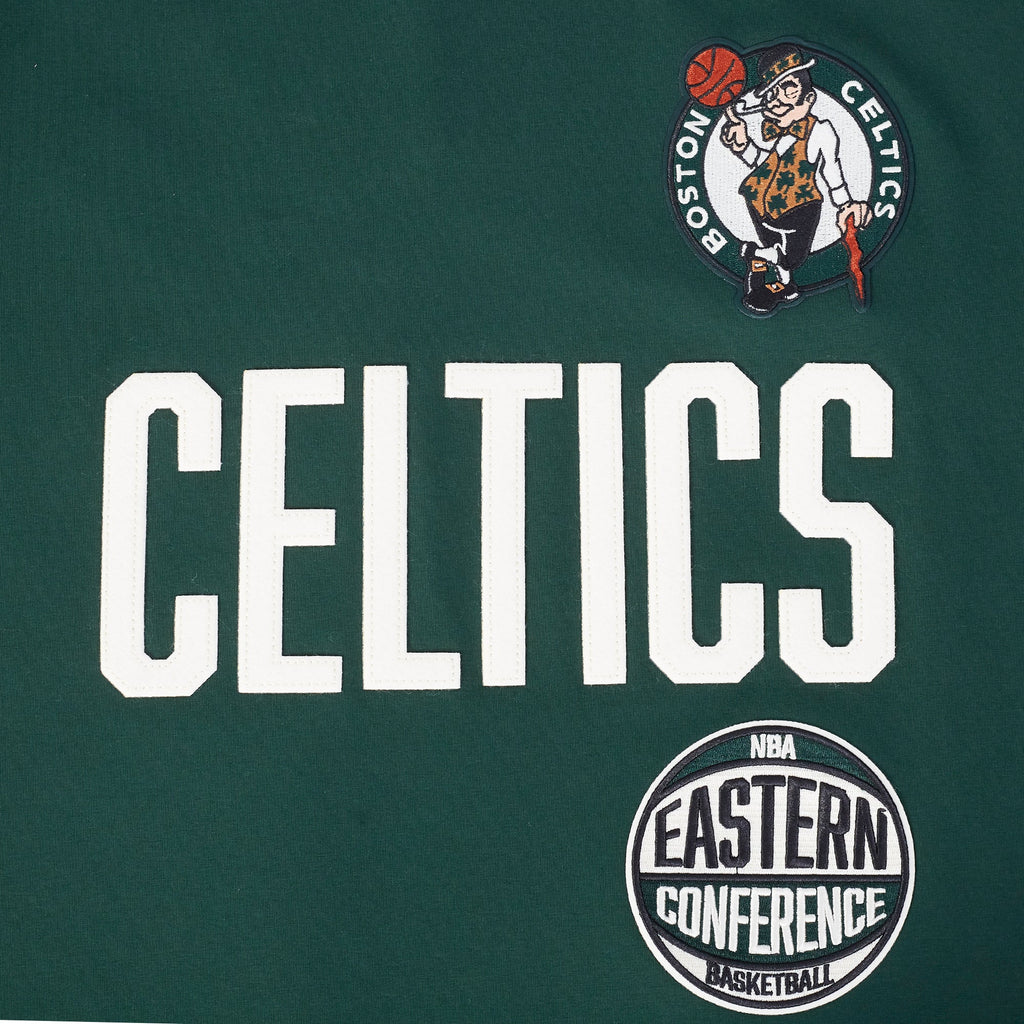 NBA BOSTON CELTICS MODERN ORIGINALS T-SHIRT EN JERSEY SIMPLE POUR HOMME (VERT FORÊT)