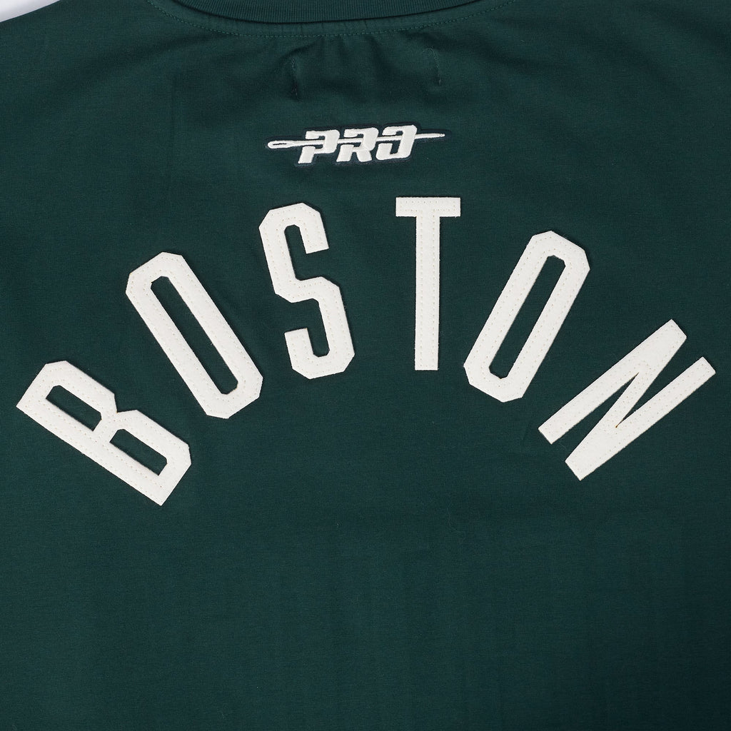 NBA BOSTON CELTICS MODERN ORIGINALS T-SHIRT EN JERSEY SIMPLE POUR HOMME (VERT FORÊT)