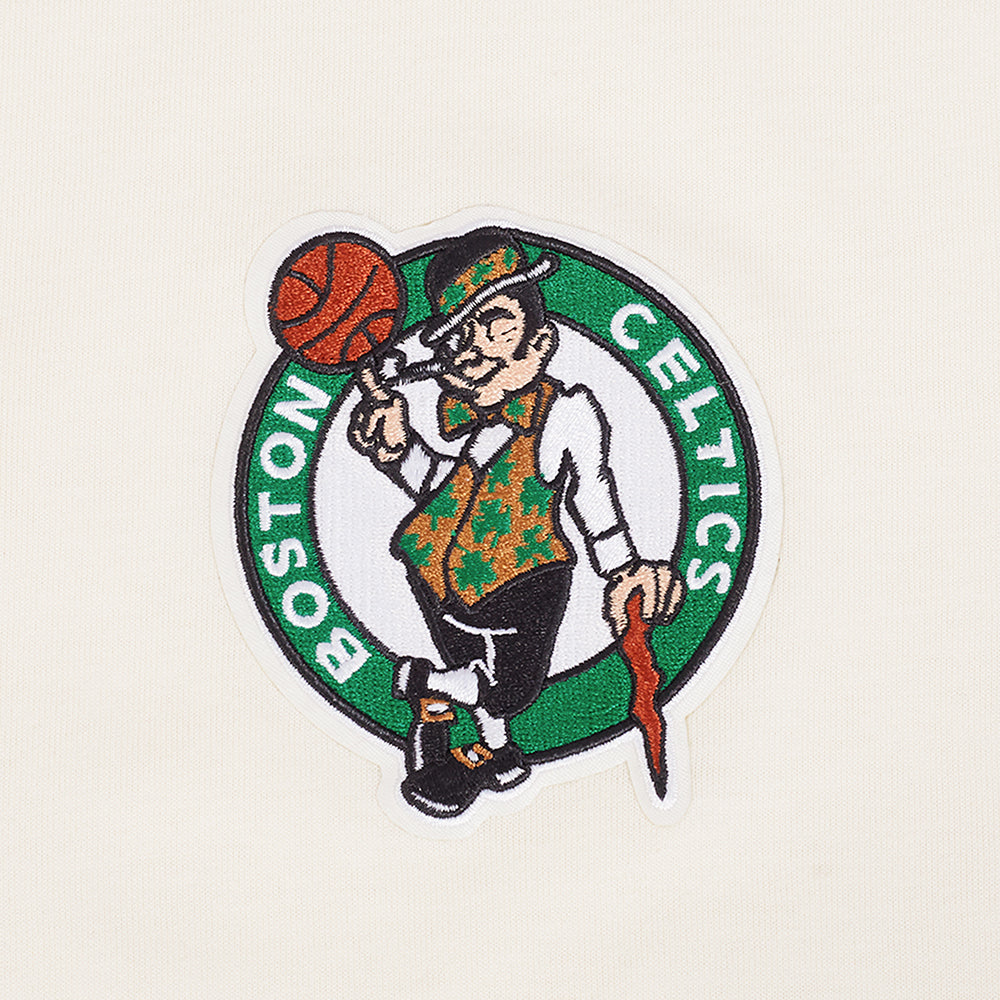 NBA BOSTON CELTICS CLASSIC ICON MEN'S SHIRT (EGGSHELL)
