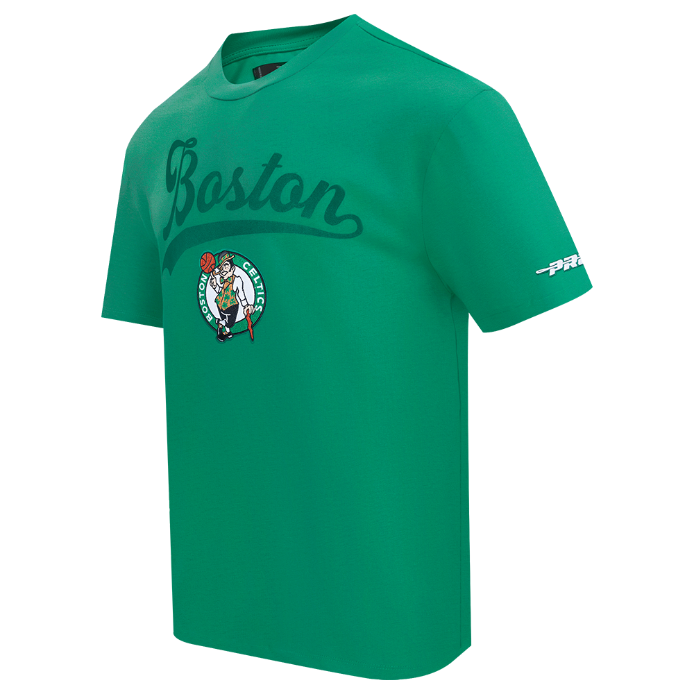 NBA BOSTON CELTICS LIVING LARGE MEN'S CJ DROP SHOULDER TEE (KELLY GREEN)