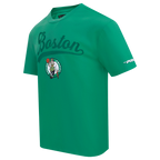 NBA BOSTON CELTICS LIVING LARGE MEN'S CJ DROP SHOULDER TEE (KELLY GREEN)