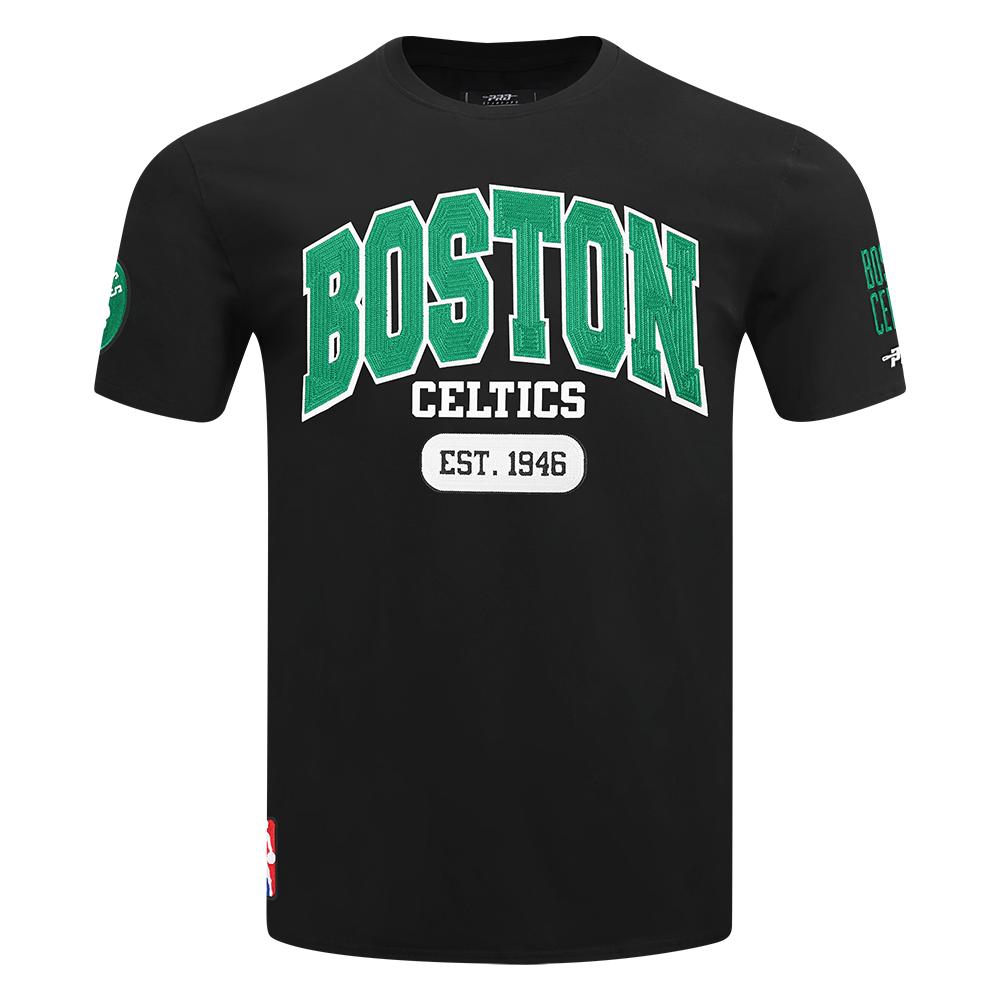 NBA BOSTON CELTICS CITY ARCH MEN'S SJ TEE (BLACK)