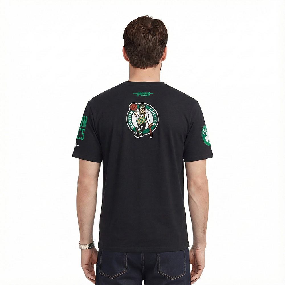 NBA BOSTON CELTICS CITY ARCH MEN'S SJ TEE (BLACK)