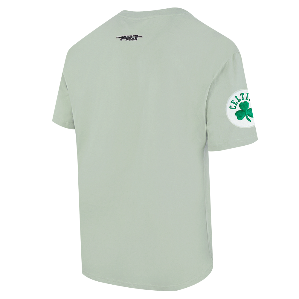 NBA BOSTON CELTICS T-SHIRT À MANCHES COURTES POUR HOMME (VERT MOUSSE)