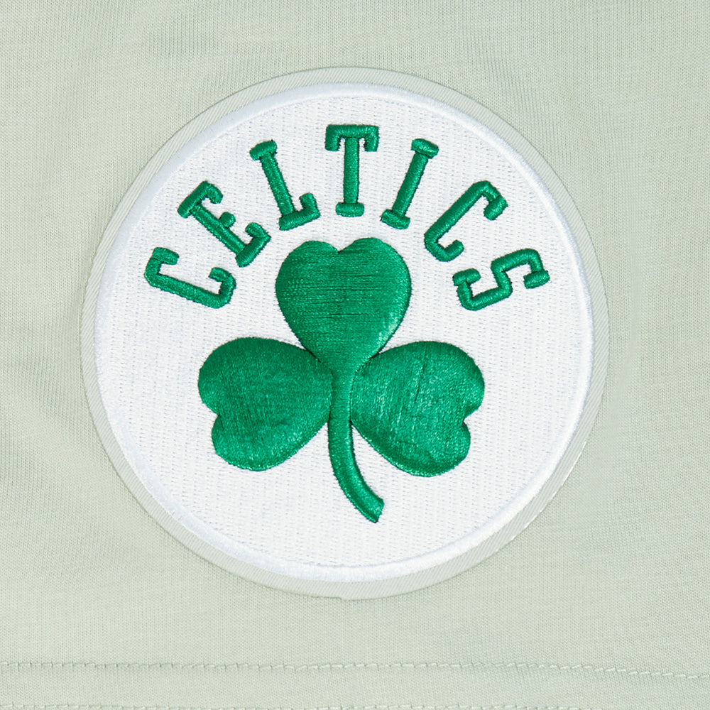 NBA BOSTON CELTICS T-SHIRT À MANCHES COURTES POUR HOMME (VERT MOUSSE)