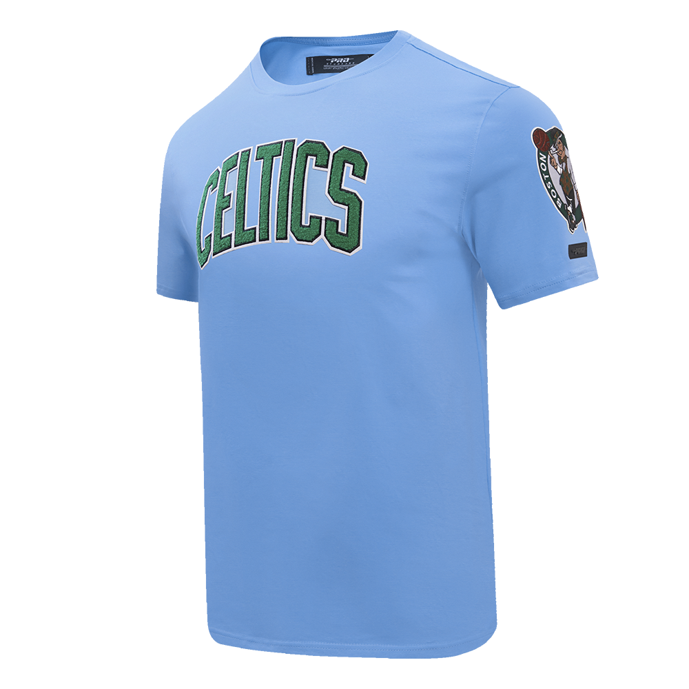NBA BOSTON CELTICS CLASSIC CHENILLE MEN'S TEE (UNIVERSITY BLUE)
