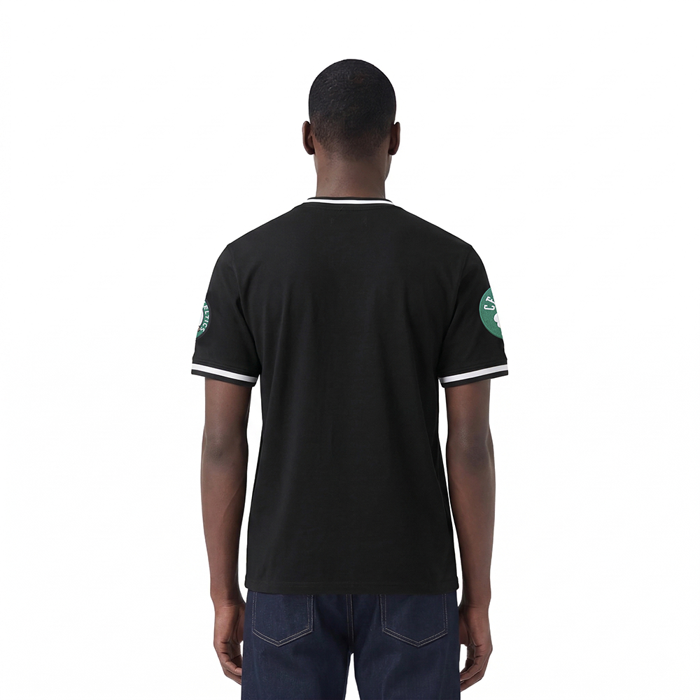 NBA BOSTON CELTICS CLASSIC CHENILLE MEN'S TEE (BLACK)