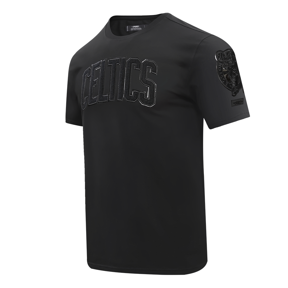 NBA BOSTON CELTICS TRIPLE BLACK LOGO PRO TEAM MEN'S TEE (TRIPLE BLACK)